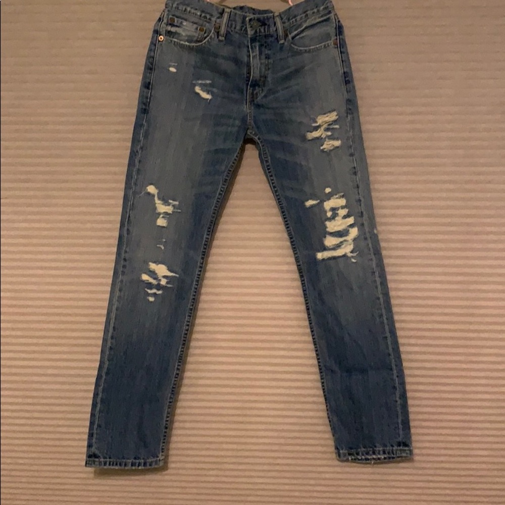 Distress Levi Men Jeans